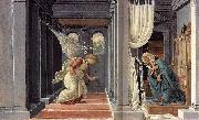 BOTTICELLI, Sandro The Annunciation fd oil on canvas